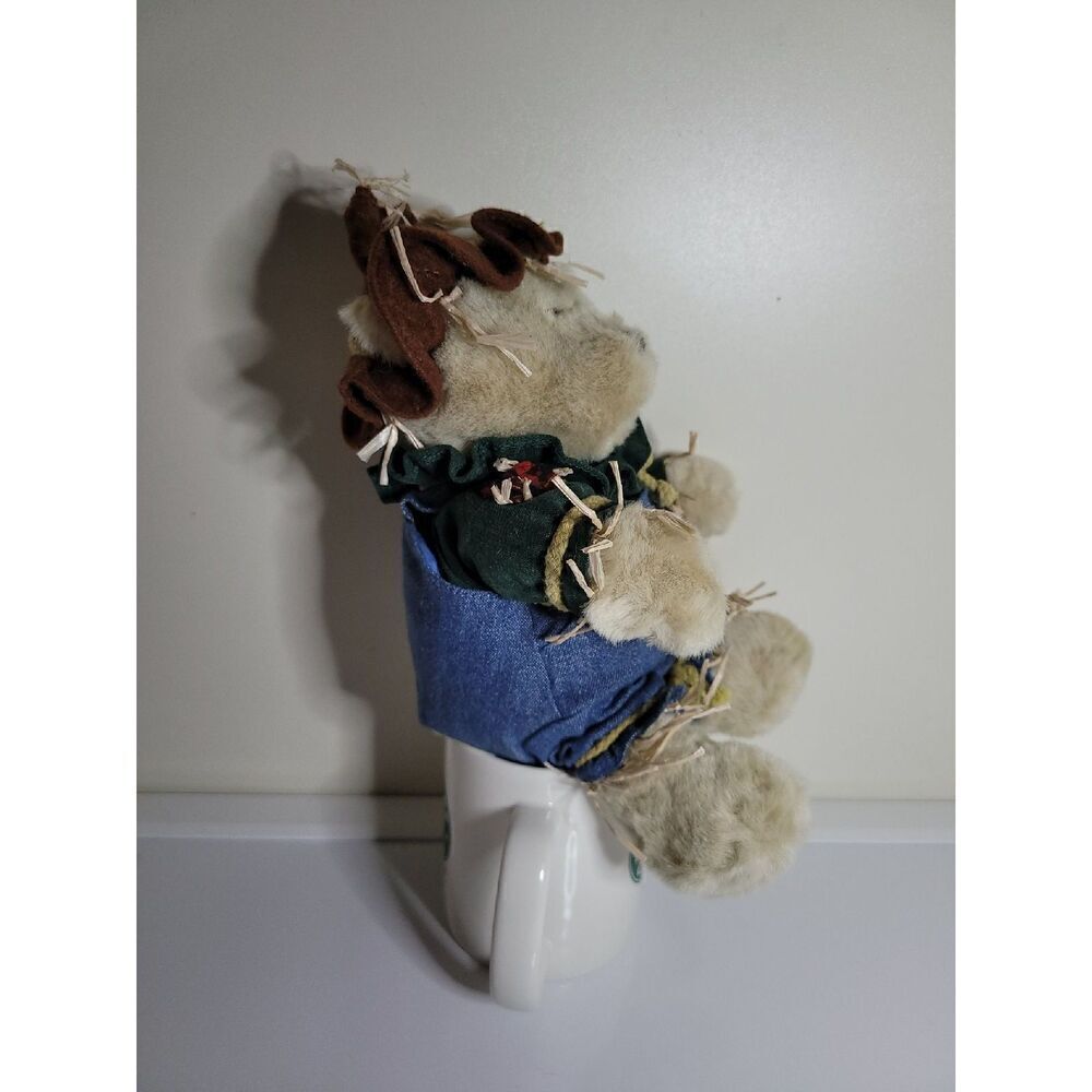 Starbucks Bearista Scarecrow Bear with ceramic cup - Picture 2 of 9